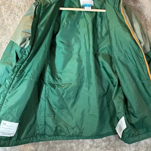 Columbia Kids Green Hooded Jacket - Picture 6 of 11